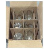 6 Vintage coca-cola glass cups.