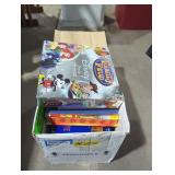 Books  and Disney family feud lot.