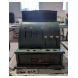 Vintage kids toy cash register.