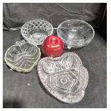Glass Dishes Variety Lot - Qty 4