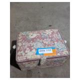 Sewing Basket with Sewing Supplies