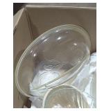 Misc. Glassware box lot.