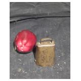 Brass cow bell.