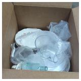 Misc. Glassware box lot.