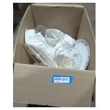 Misc. Glassware box lot.