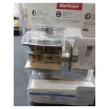 Hollis Round Rose Satin Nickel Privacy BedBath Doo