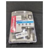 Hollis Round Rose Satin Nickel Privacy BedBath Doo