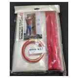 Dust Barrier Door,Clear,3 Ft X 7 Ft