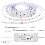 16 Ft. LED AC Dimmable White Tape Light Kit Under