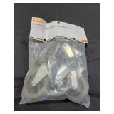 4 in. Industrial Casters with Bumper (4-Pack)