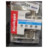 Door Latch Set, Metal, Brass, 34 to 1-14 in Thick