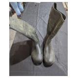 Boots,Black,PVC,16 in L,Size 12,PR