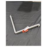 12 in. White Steel Shelf Bracket