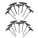 14-Piece T-Handle SAE  MM Hex Key Set