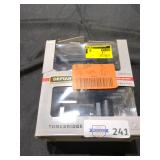 Tonebridge Matte Black Keyed Entry Door Lever with