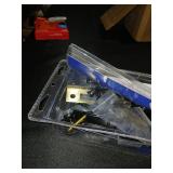 Security Screen or Storm Door Lever Set, Lock Cyli