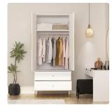 (Skid) White Armoire