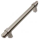 5-116 in. Center to Center Satin Nickel Solid Stee