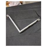 12 in. White Steel Shelf Bracket