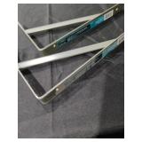 12 in. X 8 in. Satin Nickel Heavy Duty Shelf Brack