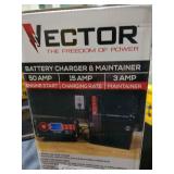 15 Amp Automatic 12V Battery Charger with 50 Amp E