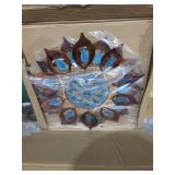 75 in. Copper Lily Wind Spinner