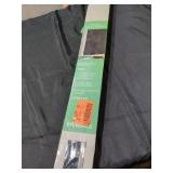 Black Cordless Room Darkening Polyester Fabric Ple