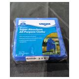Unger All-Purpose Microfiber Cloths  12  X 12  (4