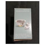 34 in. Standard Post Sink Strainer in Brushed Stee