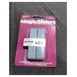 1 X 4 Rectangle Self Adhesive Furniture Glide, 4PK