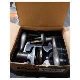 Hollis Round Rose Satin Nickel Privacy BedBath Doo