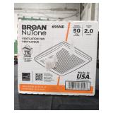 Economy 50 CFM, Wall or Ceiling, No Cut, Roomside