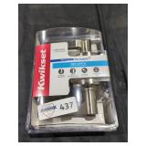 Hollis Round Rose Satin Nickel Privacy BedBath Doo