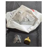 1-12 in. Knurled Knob Satin Gold