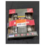 SmartKey Juno Satin Nickel Deadbolt and Entry Door