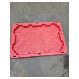 HDX 14 Gal / 27 Gal Red Tote Lid