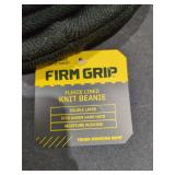 Mens Black Knit Fleece Lined Beanie Hat