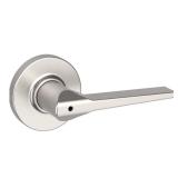 Hollis Round Rose Satin Nickel Privacy BedBath Doo