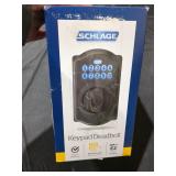 Schlage Aged Bronze Steel Electronic Deadbolt