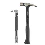 2-Piece 20 Oz. Steel Rip Hammer and 10 in. Nail Pu