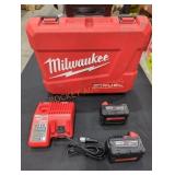 Milwaukee M18 XC5.0 Batteries + Charger + Case
