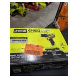 Ryobi 18V 1/2" Drill/Driver Kit: GRADE: B-. SOLD