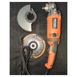 Ridgid 7" Twist Handle Angle Grinder