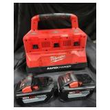 M18 PACKOUT Six Bay Rapid Charger Combo