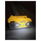 DeWalt XR 20v MAX 6Ah Battery