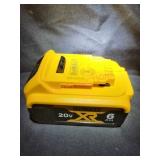 DeWalt XR 20v MAX 6Ah Battery