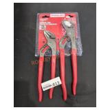 Milwaukee 10" & 12" Smooth Jaw Pliers Set