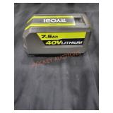 RYOBI 40V 7.5Ah Battery