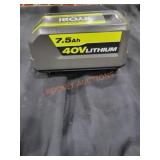RYOBI 40V 7.5Ah Battery