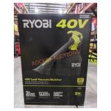 Ryobi 40V Leaf Vacuum Mulcher